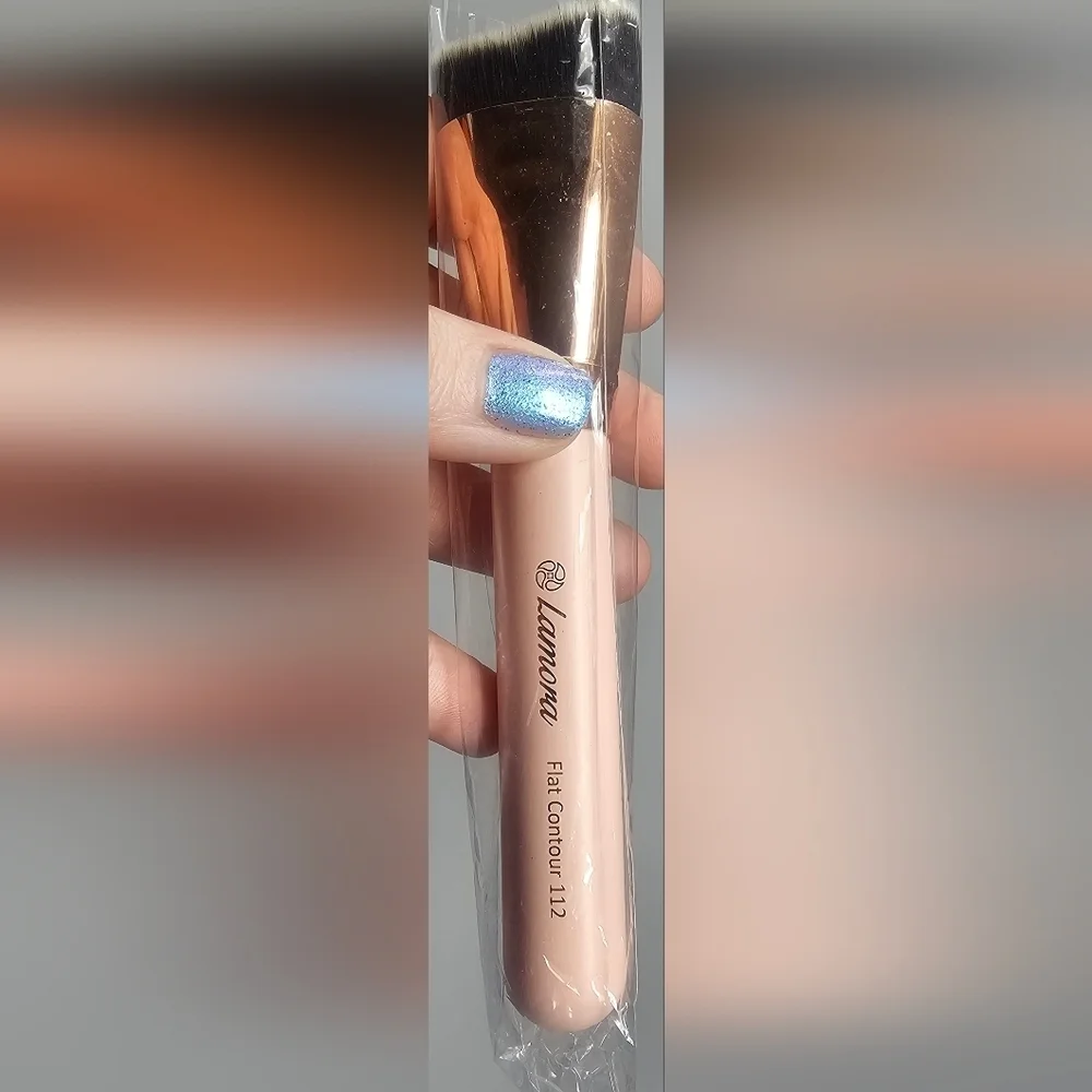 Lamora Pro Face Contour Brush Set Of 5 Contouring Sculpting & Highlighting Pink